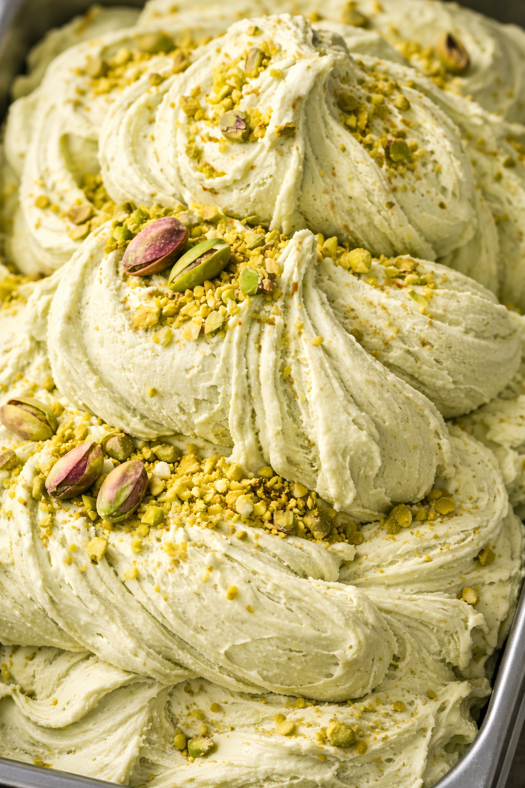 Helado artesanal de pistacho – formato vitrina